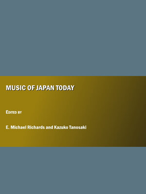 cover image of Music of Japan Today